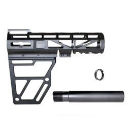 MCSGEARUP Skeletonized Pistol Brace Stabilizer Kit (Anodized Aluminum)