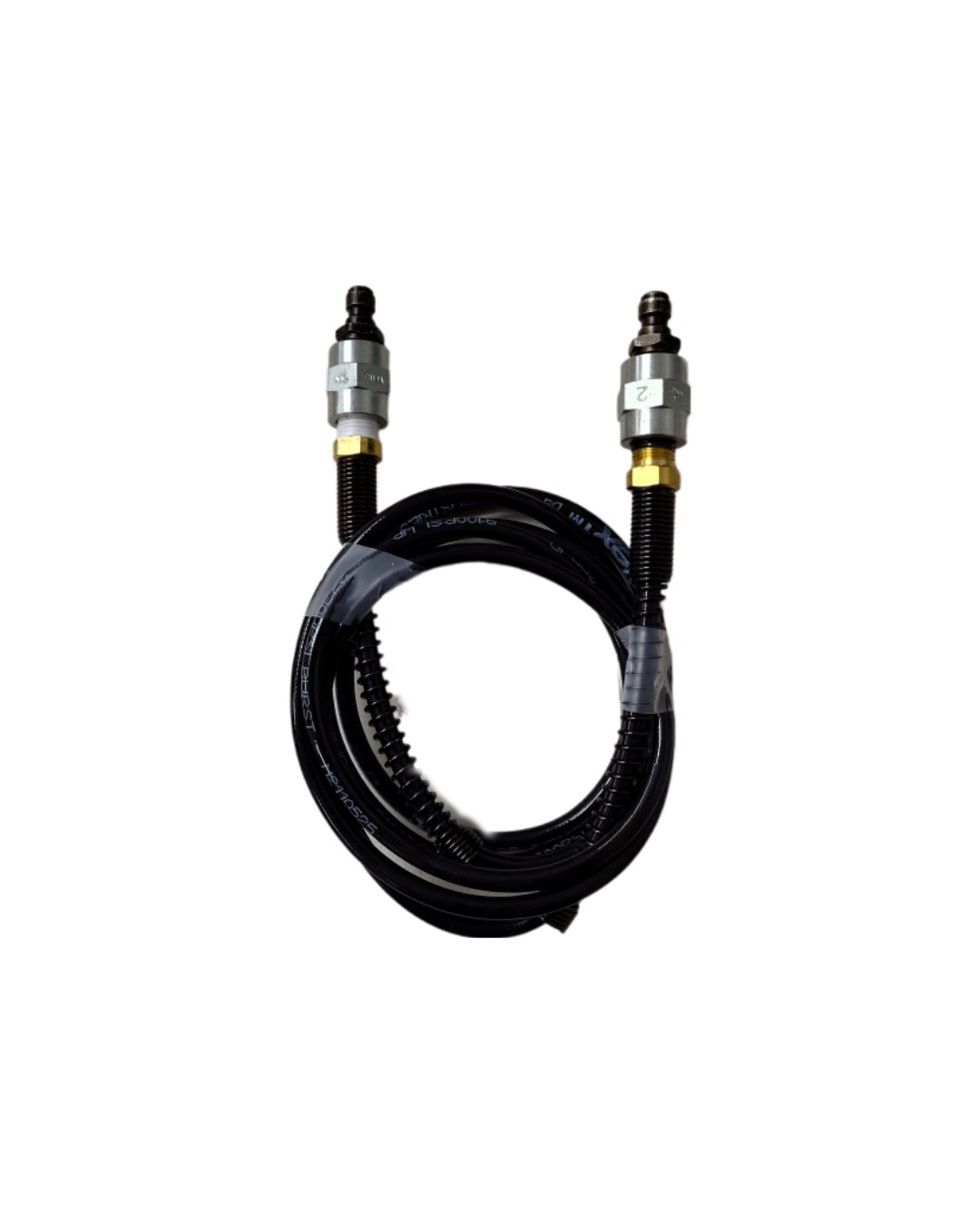 Ninja Paintball Microbore Hose X60 with two male foster quick