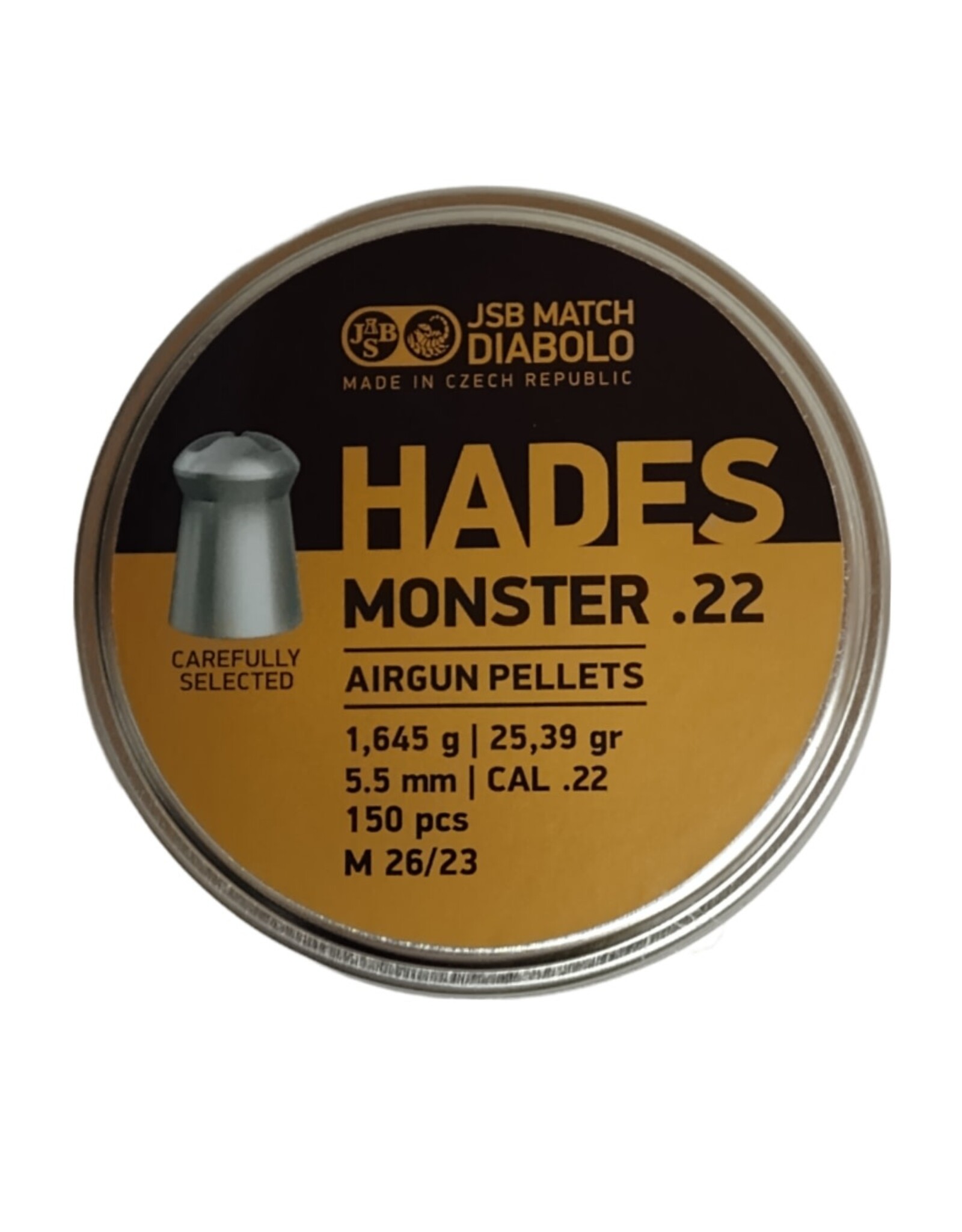 JSB Hades Monster .22 cal | 150 ct | 25.39 gr