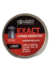 JSB Jumbo Exact Monster Light .22 cal | 200 ct | 20.83 gr
