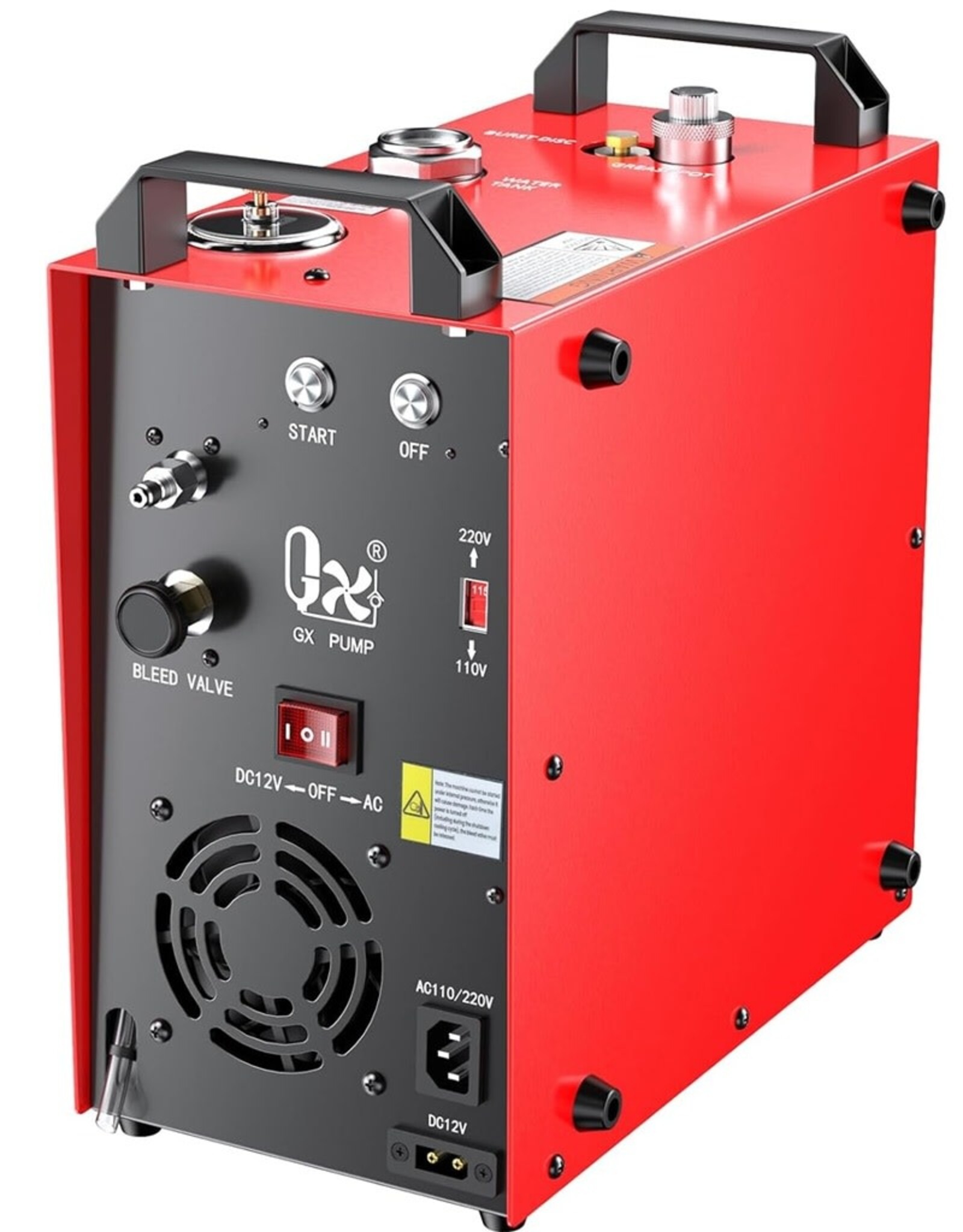 GX Pump GX PUMP CS4-I Portable PCP Air Compressor | 5800 psi | water cooled