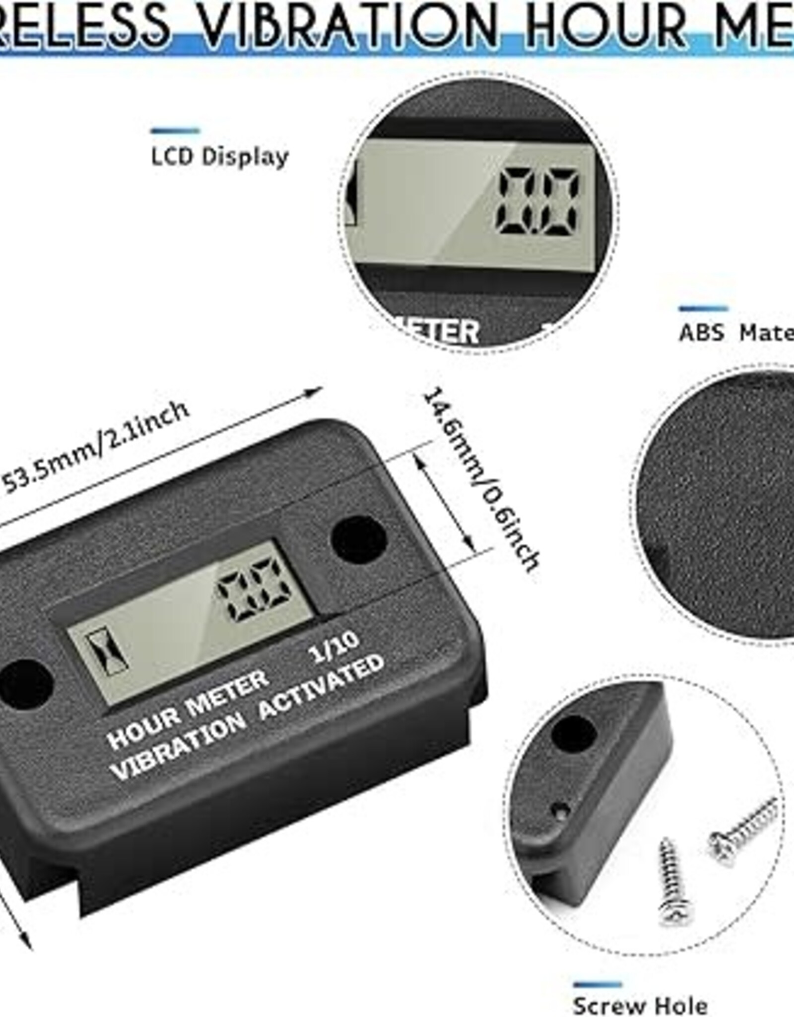 Yungmaii vibration hour meter | waterproof |