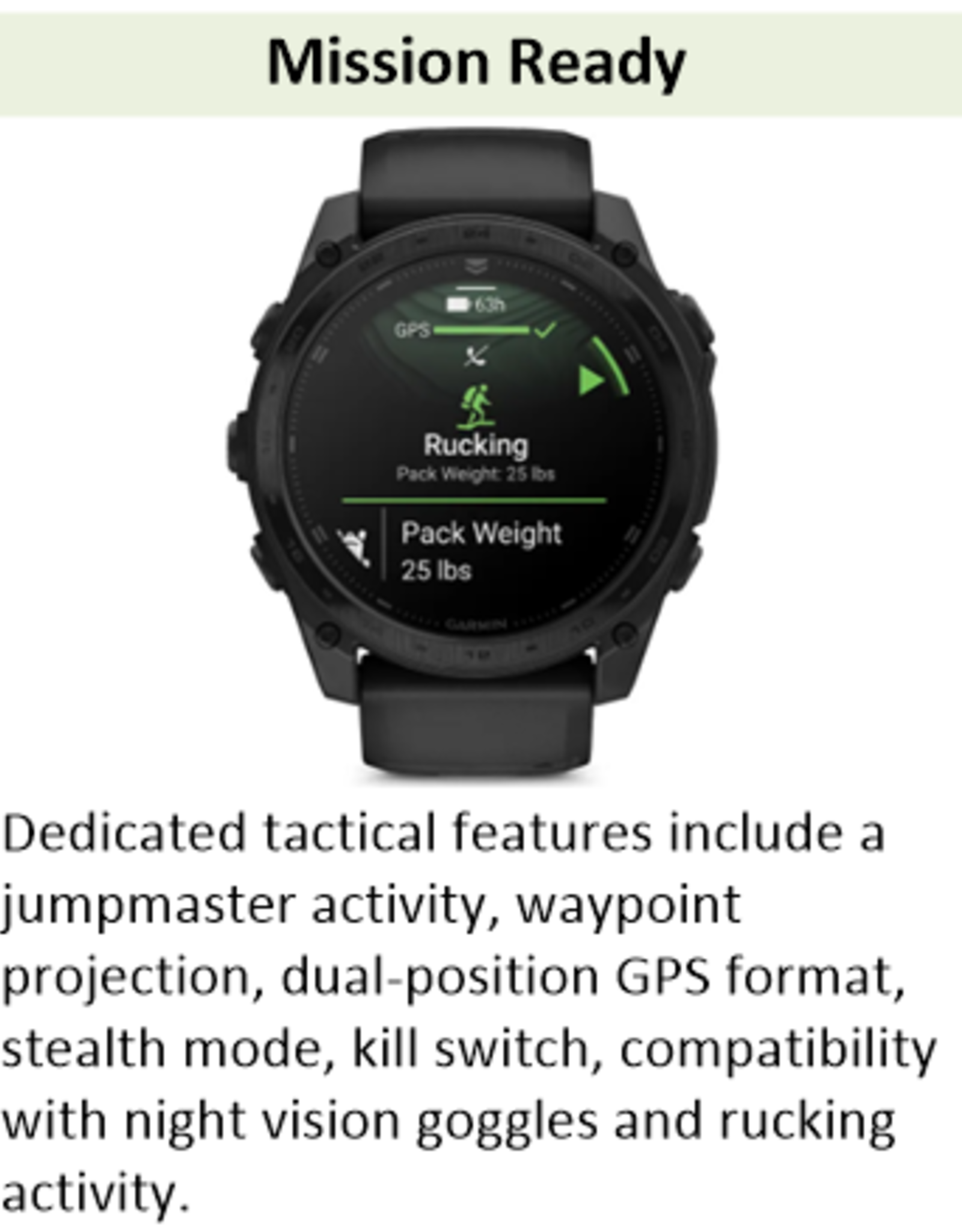Garmin tactix® 8 – 51 mm, AMOLED