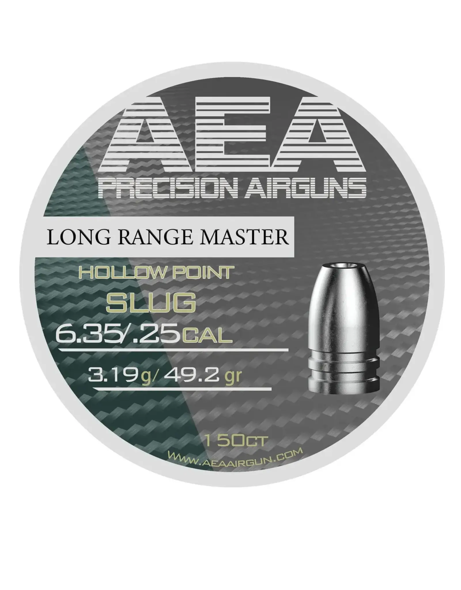 AEA AEA – Long Range Master|  .25 Cal | hollow Point Slug | 49.2 gr (150 CT)