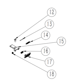 Huben Parts 12 thru 18 | GK1 - Sight assembly