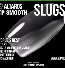 Altaros Altaros Turned Lead Slugs ATP SMOOTH 6.35mm .25 100PCS 49.5Gr Slugs × 12
