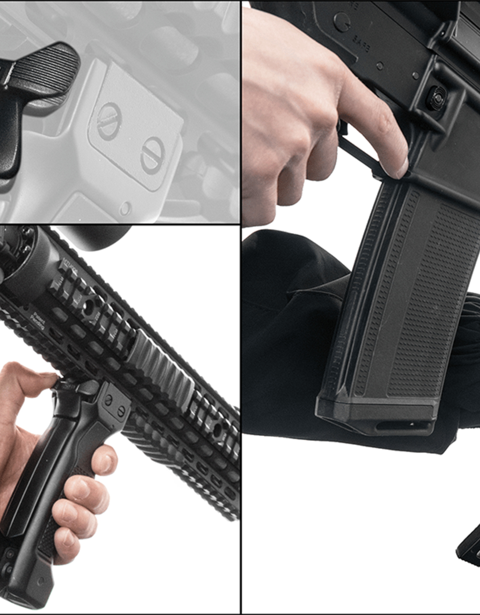UTG - Leapers UTG D Grip with Ambidextrous Quick Release Deployable Bipod