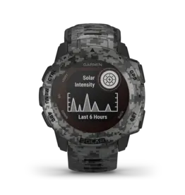Garmin Instinct® Solar Edition – Camo, Graphite Camo