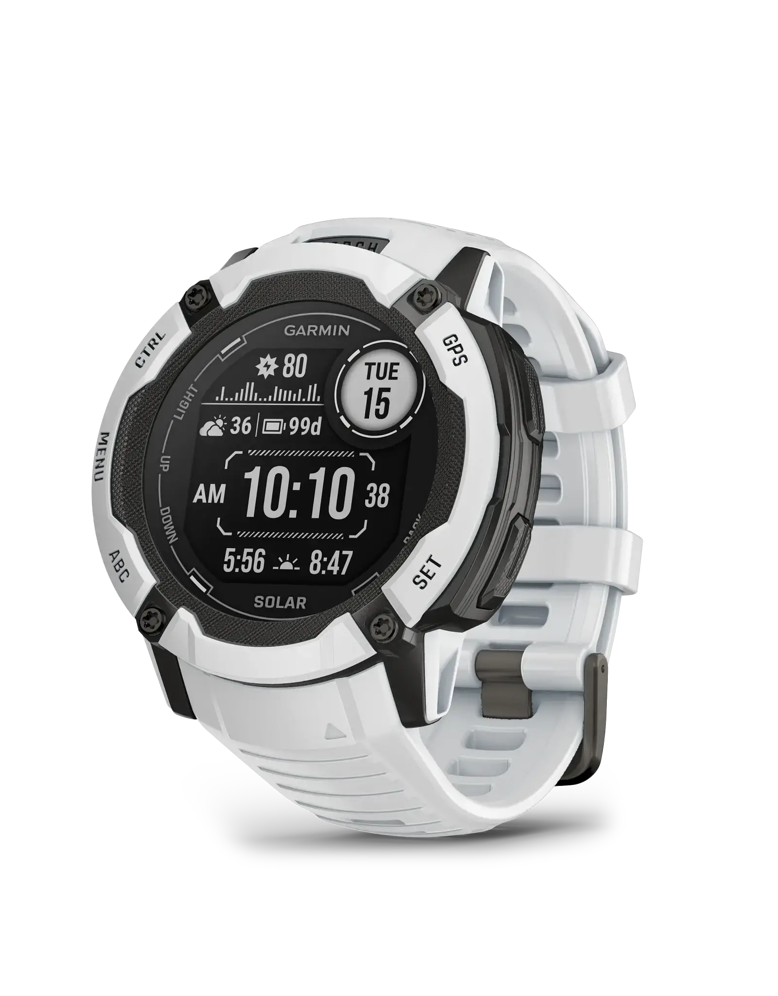 Garmin Instinct® 2X Solar, Whitestone