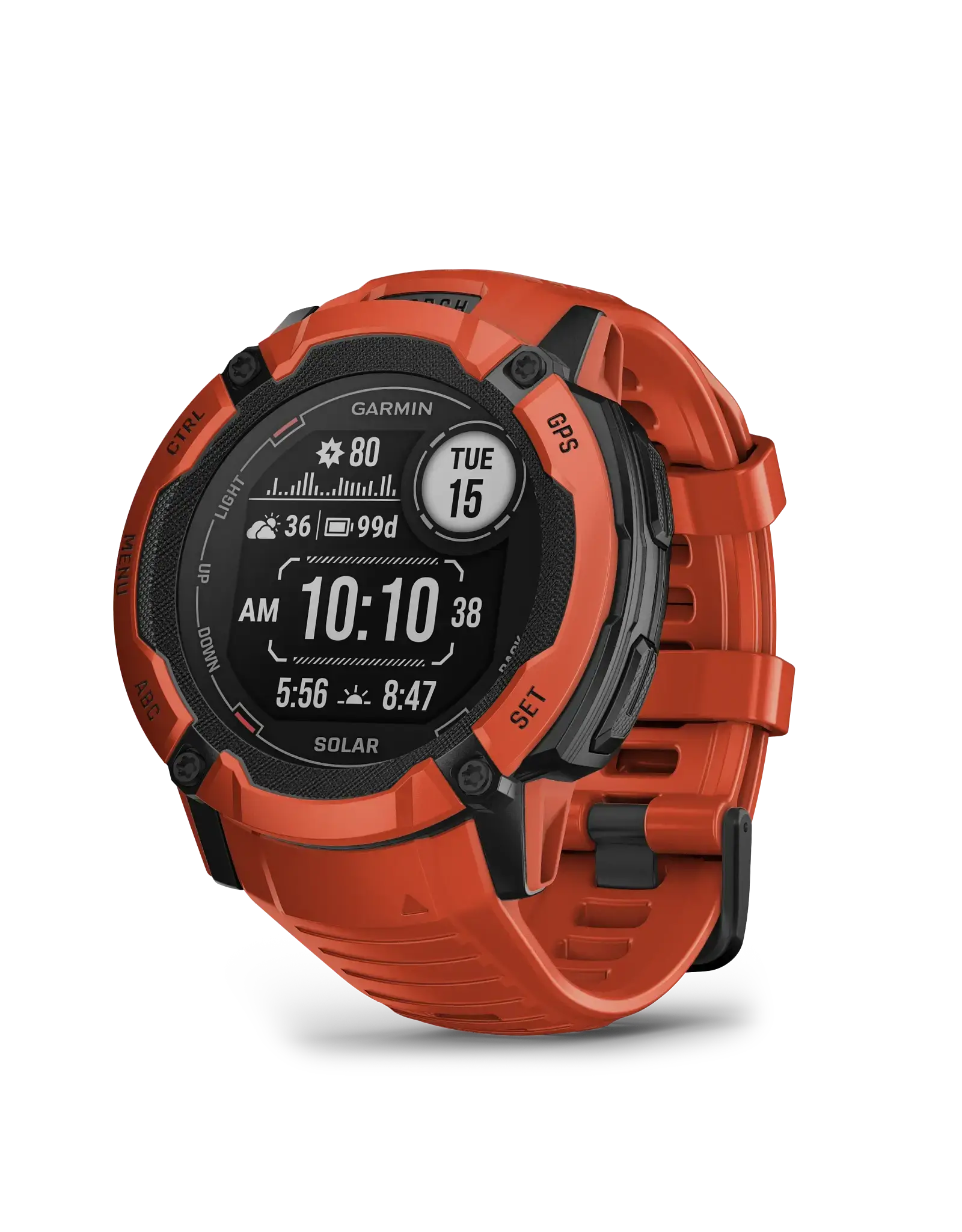 Garmin Instinct® 2X Solar, Flame Red