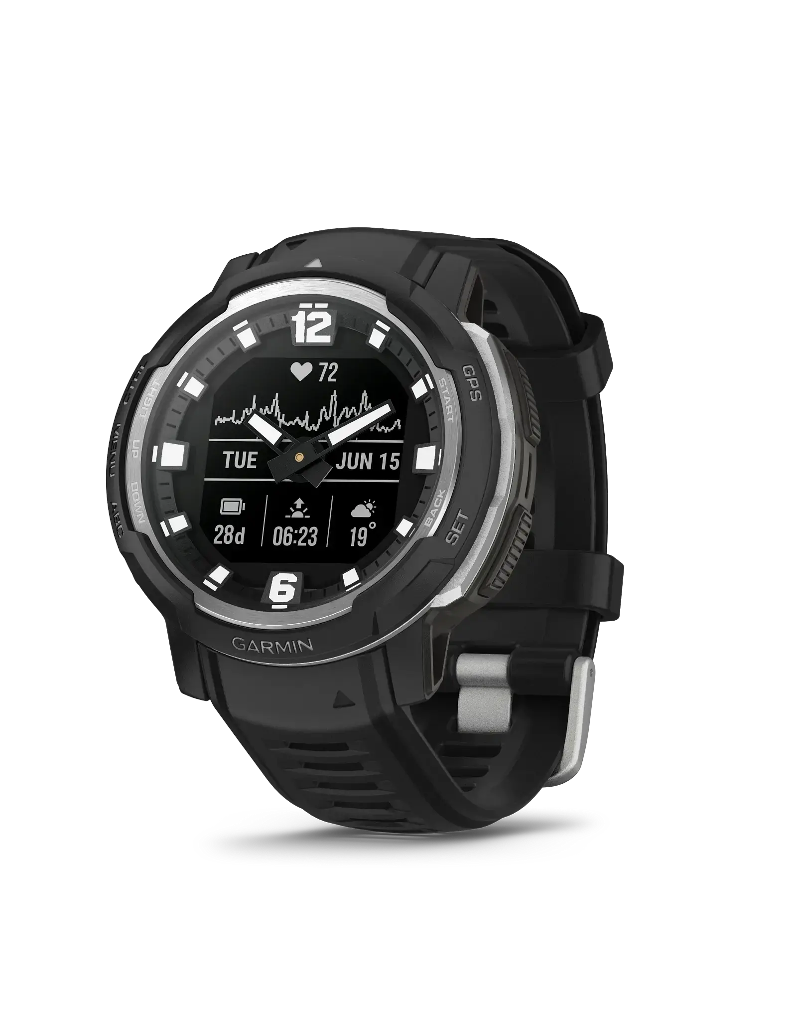 Garmin Instinct® Crossover - Standard Edition, Black, Worldwide