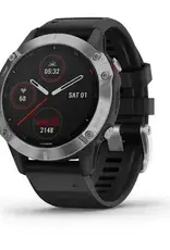 Garmin fenix® 6, Silver with Black Band