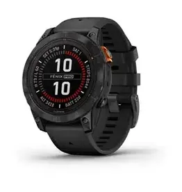 Garmin fenix® 7 Pro – Solar Edition (No Wi-Fi®), Slate Gray with Black Band (No Wi-Fi®)