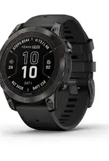 Garmin fēnix® 7 Pro – Sapphire Solar Edition, Carbon Gray DLC Titanium with Black Band