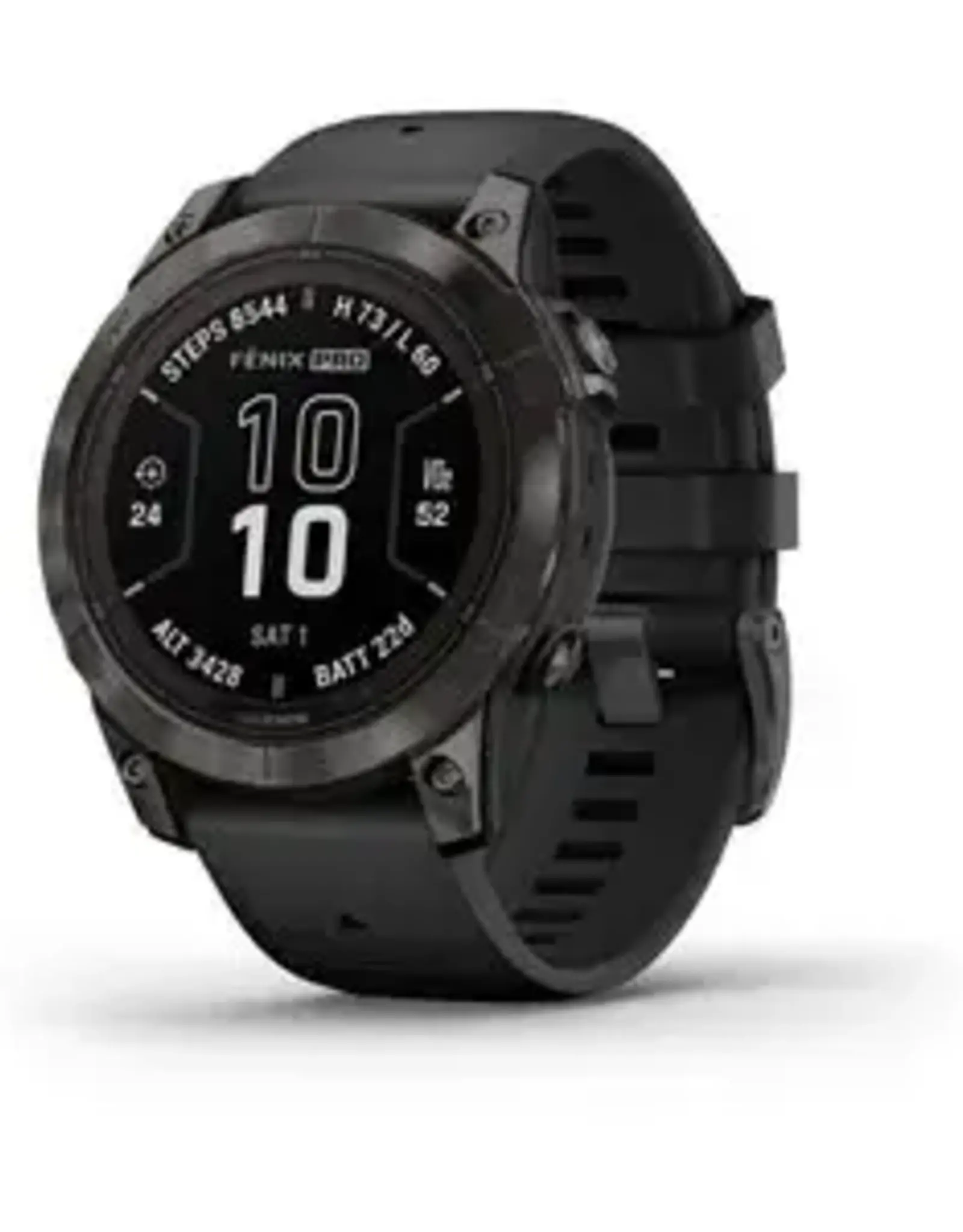 Garmin fēnix® 7 Pro – Sapphire Solar Edition, Carbon Gray DLC Titanium with Black Band