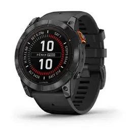 Garmin fēnix® 7X Pro – Solar Edition (No Wi-Fi®), Slate Gray with Black Band (No Wi-Fi®)
