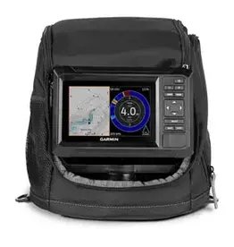 Garmin ECHOMAP™ UHD2 Keyed 5" Ice Fishing Bundle, Includes ECHOMAP™ UHD2 55cv and Dual Beam-IF Transducer
