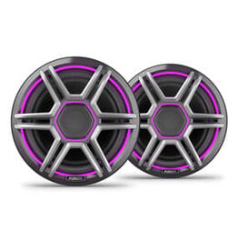 Garmin Fusion Apollo™ Speakers, 7.7" LED Marine Speakers with Sports Gray Grilles