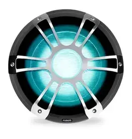 Garmin Fusion® Marine Subwoofers, 12" 1,400-watt Sports Chrome Marine Subwoofer with CRGBW