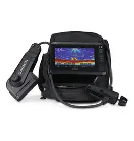 Garmin Panoptix™ PS22-IF Ice Fishing Bundle, Includes ECHOMAP™ UHD2 73sv, Panoptix PS22-IF Transducer and Pole-free Transducer Rotation System,, Garmin Navionics+ Inland Maps