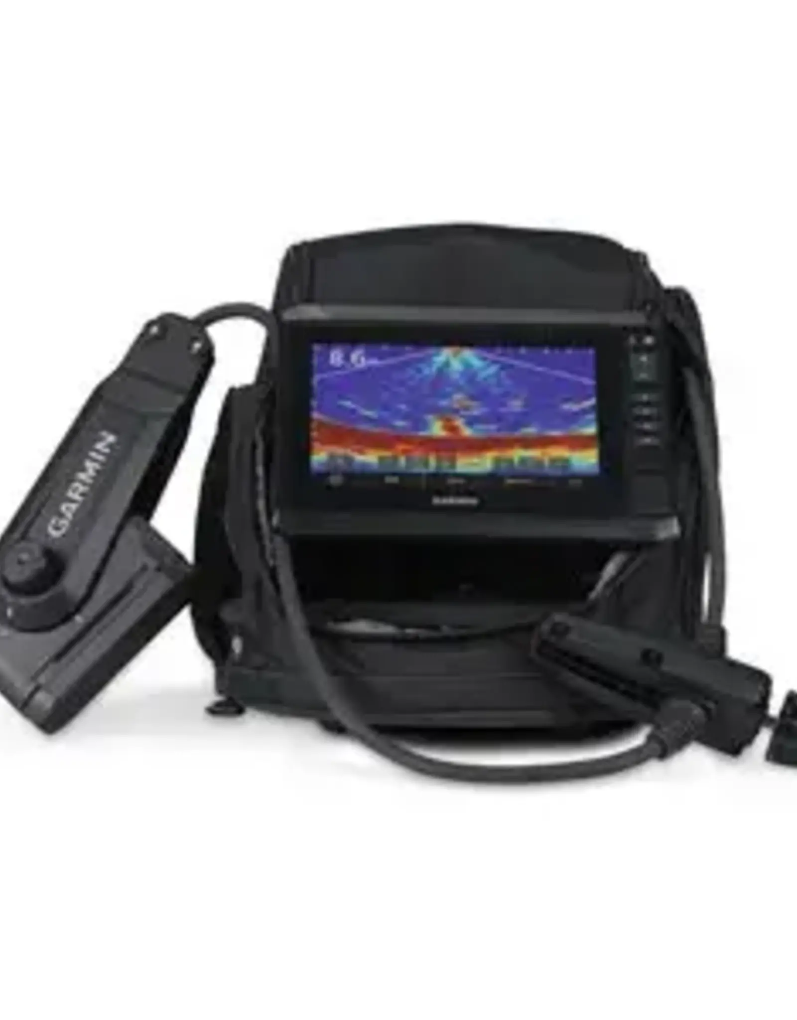 Garmin Panoptix™ PS22-IF Ice Fishing Bundle, Includes ECHOMAP™ UHD2 75sv, Panoptix PS22-IF Transducer and Pole-free Transducer Rotation System, Garmin Navionics+ Canada and Inland Maps