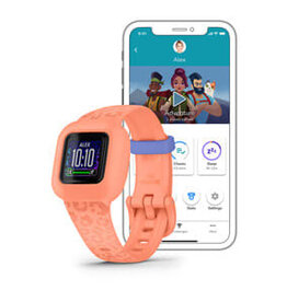 Garmin vívofit® jr. 3, Peach Leopard