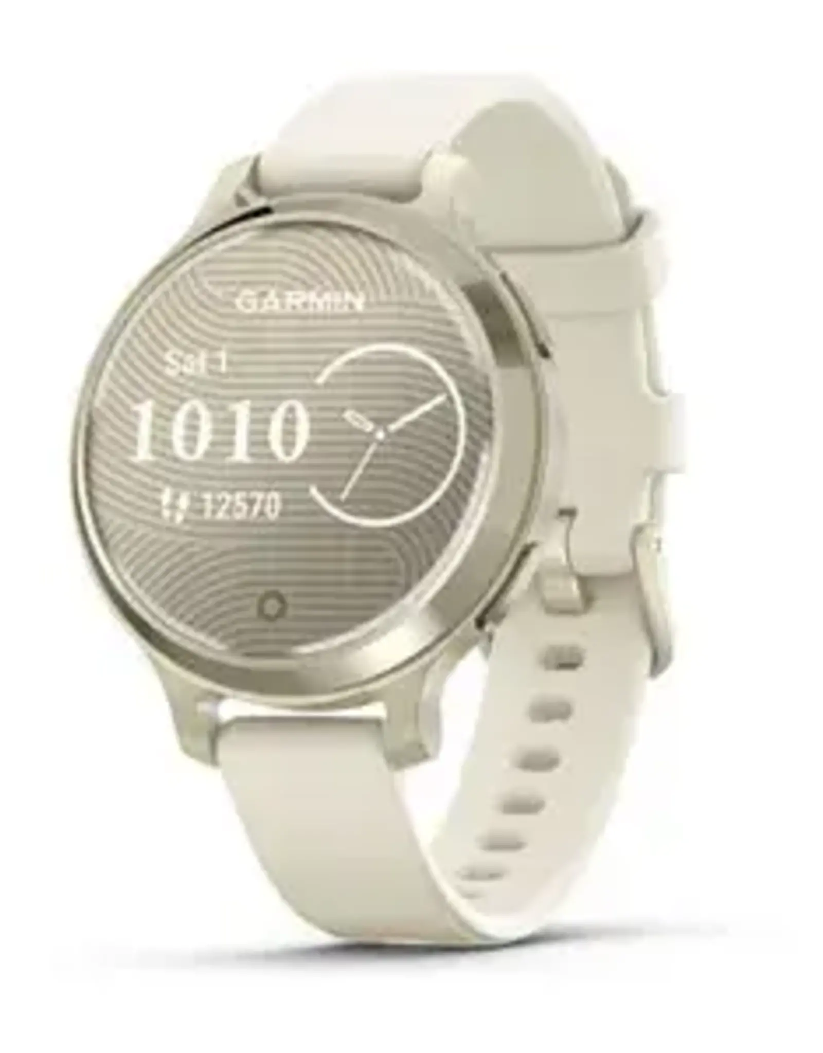 Garmin Lily® 2 Active, Lunar Gold with Bone Silicone Band