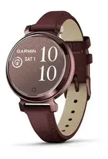 Garmin Lily® 2 Classic, Dark Bronze with Mulberry Leather Band