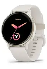 Garmin vívoactive® 5, Ivory and Cream Gold