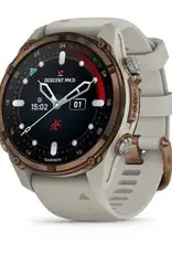 Garmin Descent™ Mk3i – 43 mm, Bronze PVD Titanium with French Gray Silicone Band
