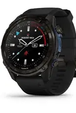 Garmin Descent™ Mk3i – 51 mm, Carbon Gray DLC Titanium with Black Silicone Band