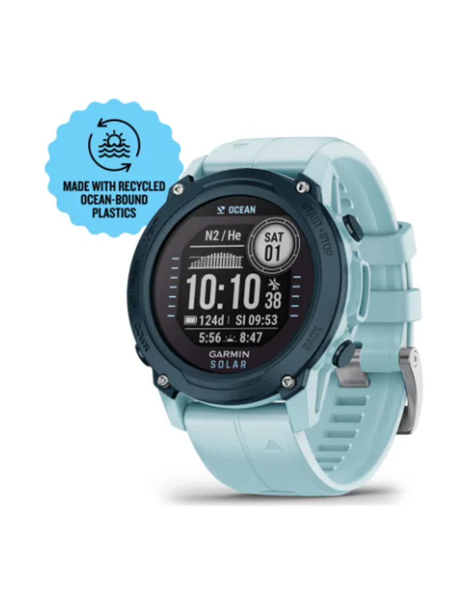 Garmin Descent™ G1 Solar - Ocean Edition, Azure