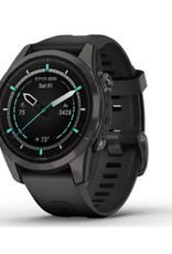Garmin epix™ Pro (Gen 2) – Sapphire Edition | 42 mm, Carbon Gray DLC Titanium with Black Band