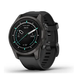 Garmin epix™ Pro (Gen 2) – Sapphire Edition | 42 mm, Carbon Gray DLC Titanium with Black Band