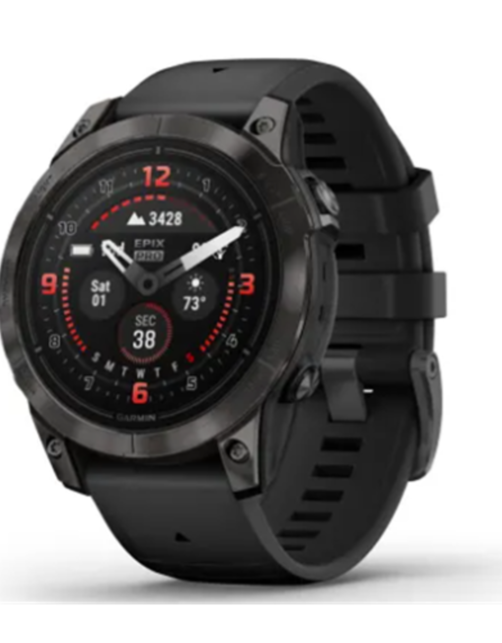 Garmin epix™ Pro (Gen 2) – Sapphire Edition | 51 mm, Carbon Gray DLC Titanium with Black Band