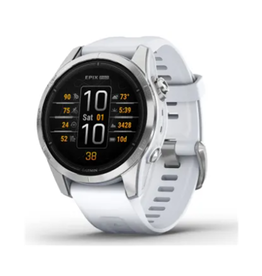 Garmin epix™ Pro (Gen 2) – Standard Edition | 42 mm, Silver with Whitestone Band