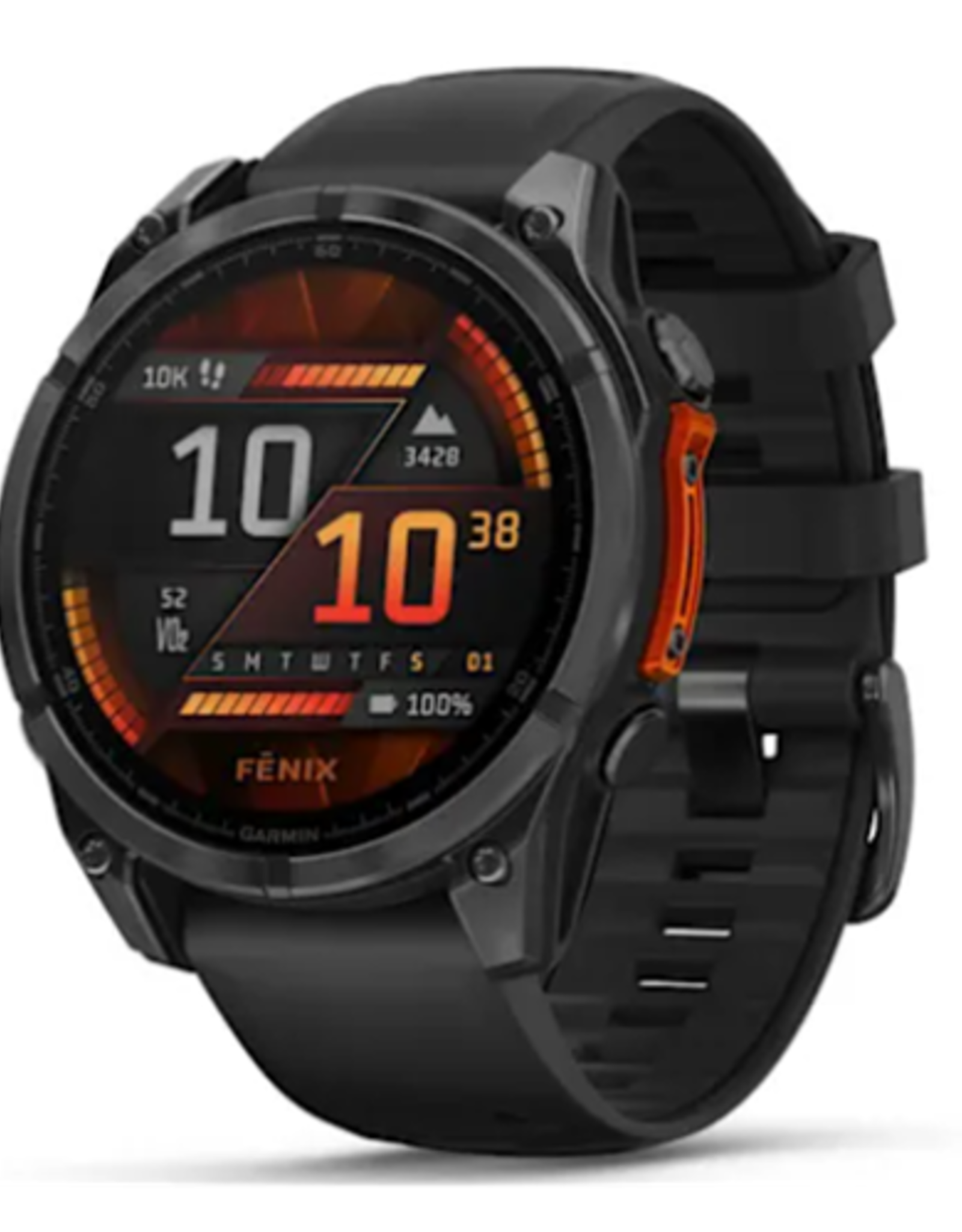 Garmin fenix® 8 – 47 mm, AMOLED, Slate Gray with Black Silicone Band