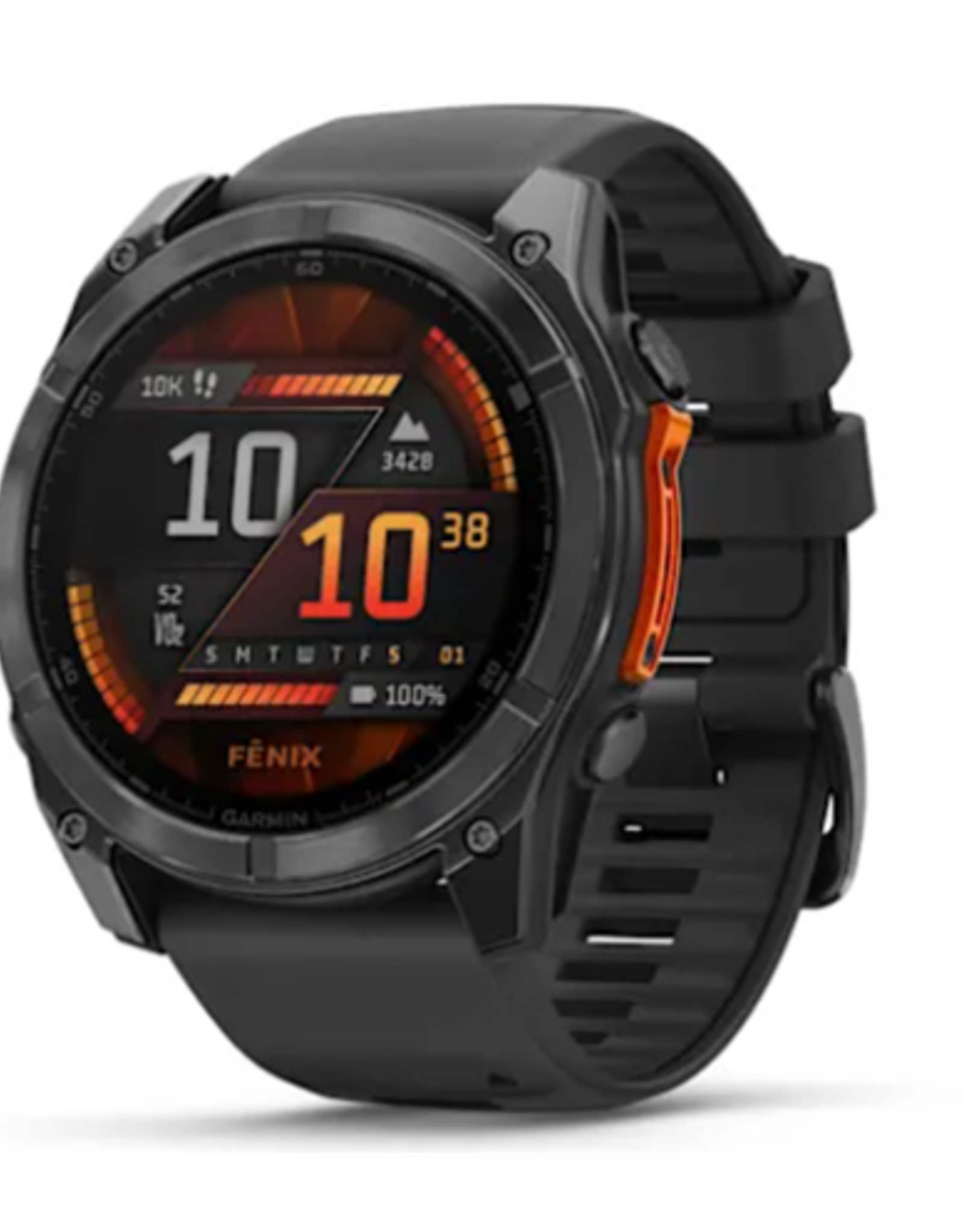 Garmin fēnix® 8 – 51 mm, AMOLED, Slate Gray with Black Silicone Band
