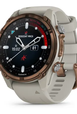 Garmin Descent™ Mk3i – 43 mm, Bronze PVD Titanium with French Gray Silicone Band