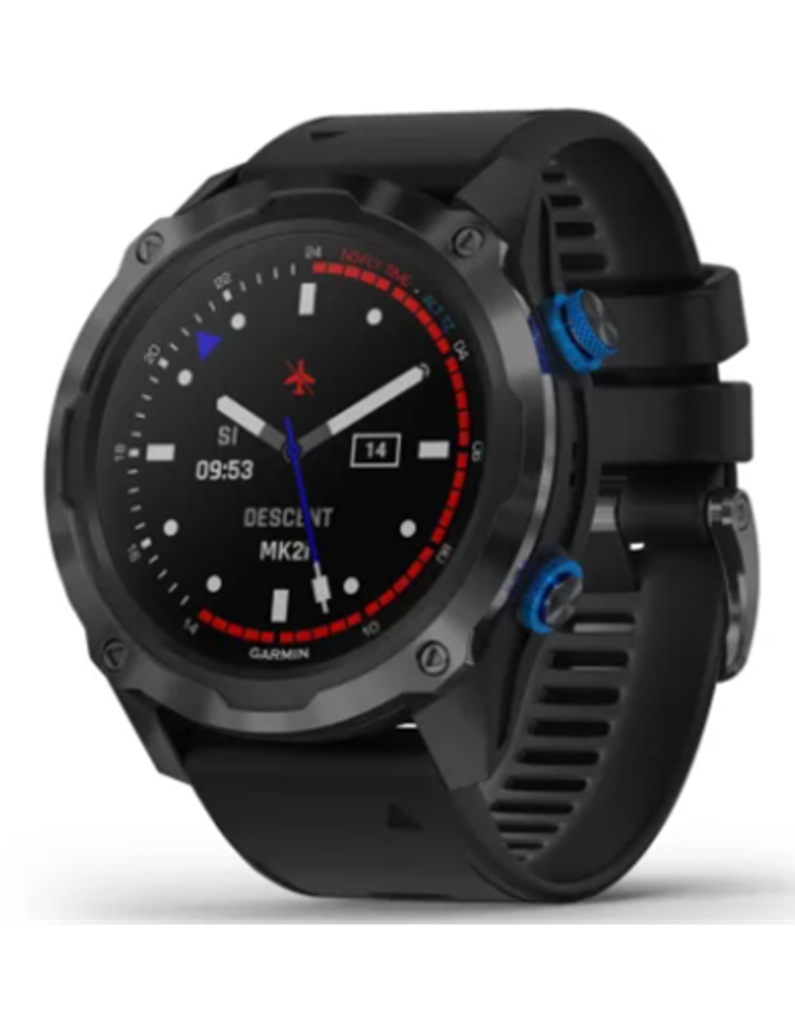 Garmin Descent™ Mk2i, Titanium Carbon Gray DLC with Black Band