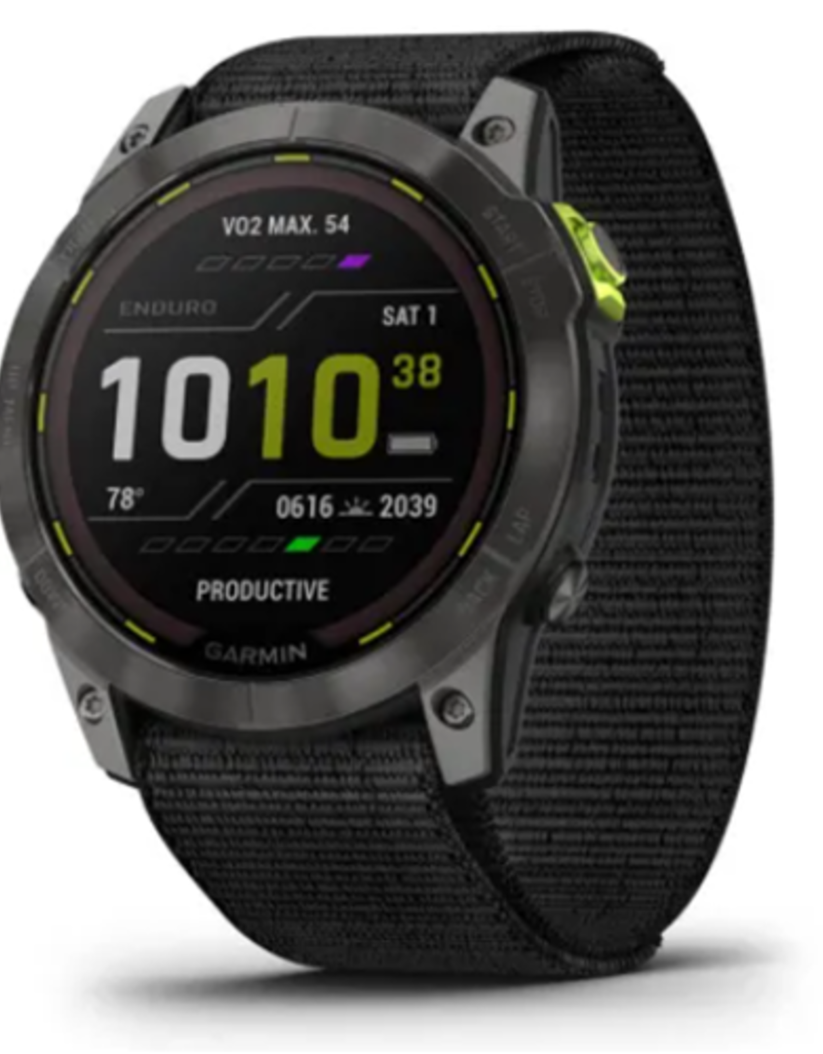 Garmin Enduro™ 2 – Carbon Gray DLC Titanium with Black UltraFit Nylon Strap