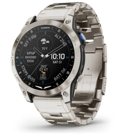 Garmin D2™ Mach 1, Aviator Smartwatch with Vented Titanium Bracelet
