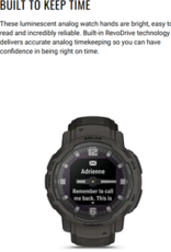Garmin Instinct® Crossover Solar, Graphite