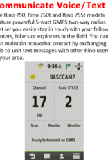 Garmin Rino® 750t, 2-Way Radio/GPS Navigator with Touchscreen and TOPO Mapping