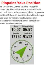 Garmin Rino® 750t, 2-Way Radio/GPS Navigator with Touchscreen and TOPO Mapping