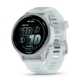Garmin Forerunner® 570 - 42mm, Cloud Blue Aluminum with Translucent Whitestone/Cloud Blue Band