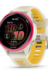 Garmin Forerunner® 570 - 42mm Raspberry Aluminum with Translucent Bone/Mango Band
