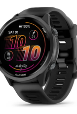 Garmin Forerunner® 570 - 47mm Slate Gray Aluminum with Translucent Black/Black Band