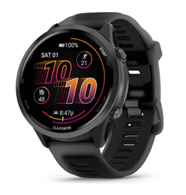 Garmin Forerunner® 570 - 47mm, Slate Gray Aluminum with Translucent Black/Black Band