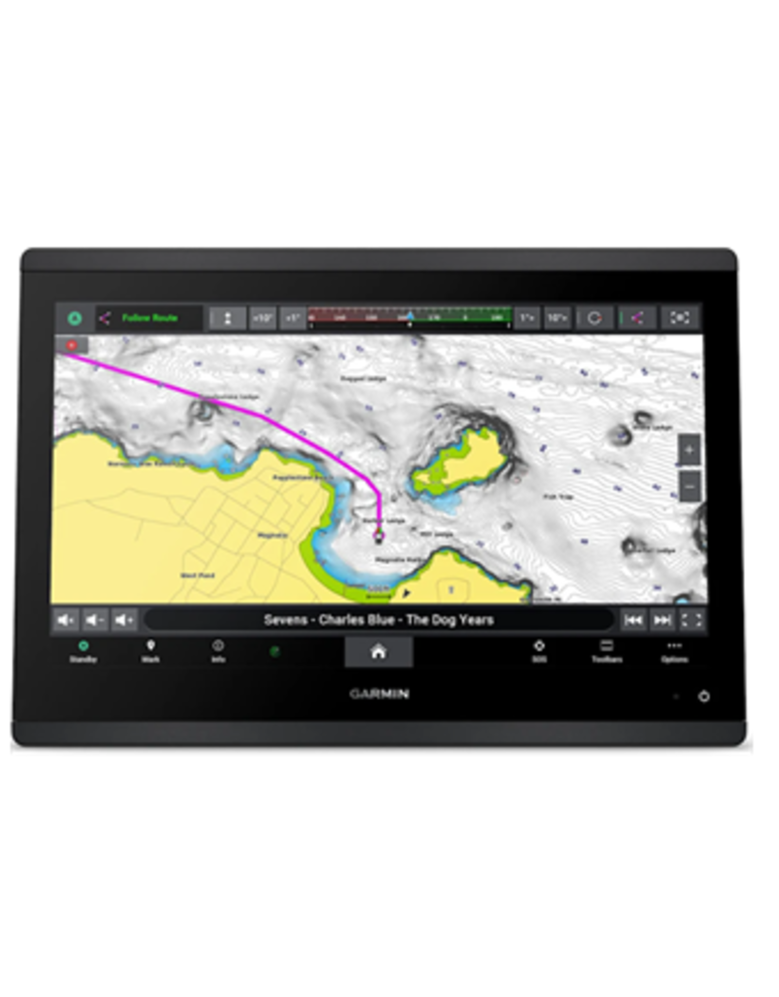 Garmin GPSMAP® 1643xsv SideVü, ClearVü and Traditional CHIRP Sonar with Mapping
